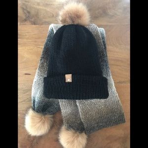 Double knit beanie & scarf set